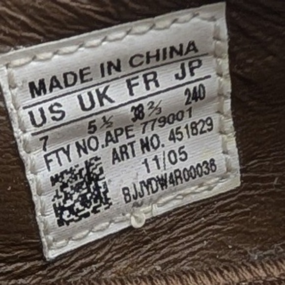 Adidas Gold Metallic Leather Ballet Flats Sneakers Shoes Women Size 7 - Picture 15 of 16